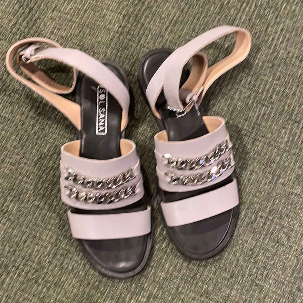 Sol Sana gray sandals (sz 37)